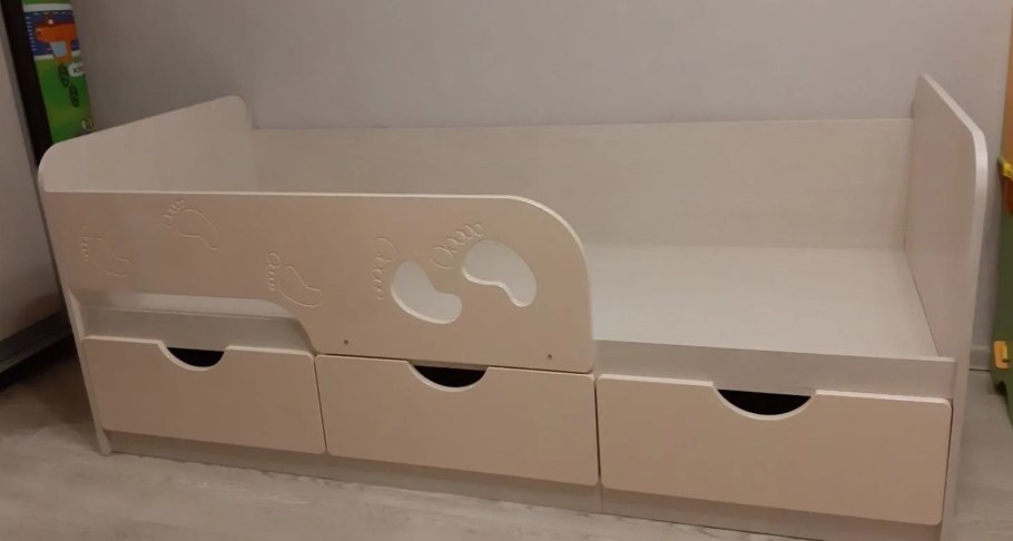 Минима кровать с ящиками 1,86