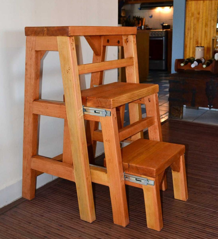 Табурет-стремянка Ladder-St белый