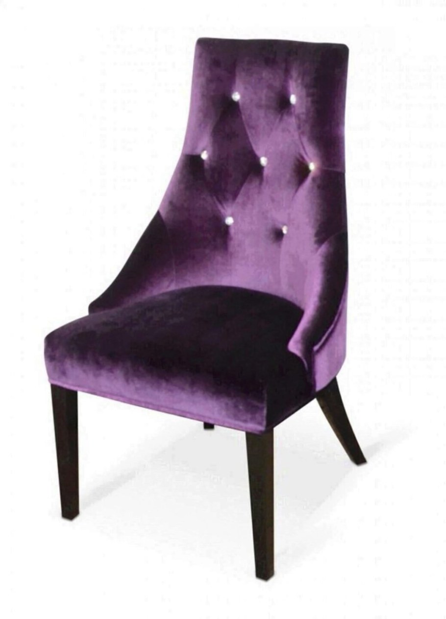 Стул кресло фиолетовое