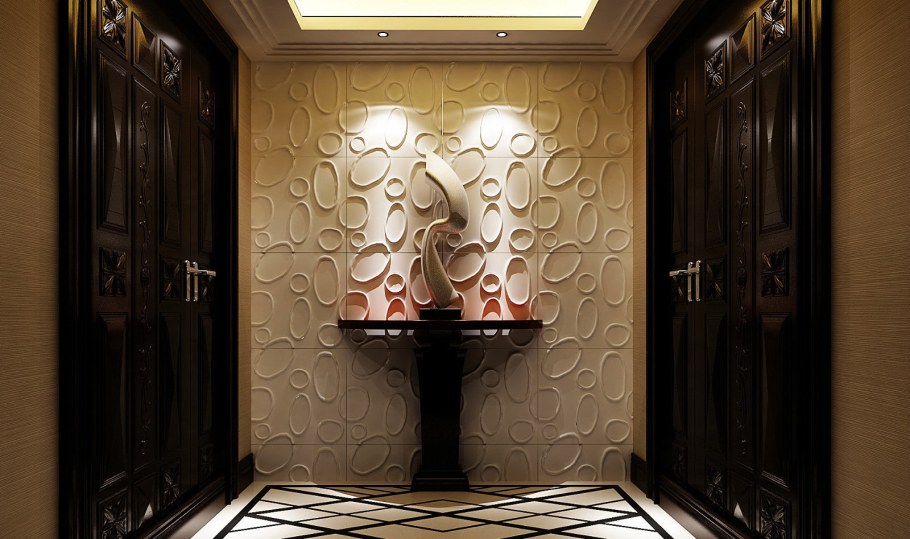 Декоративные панели в коридор