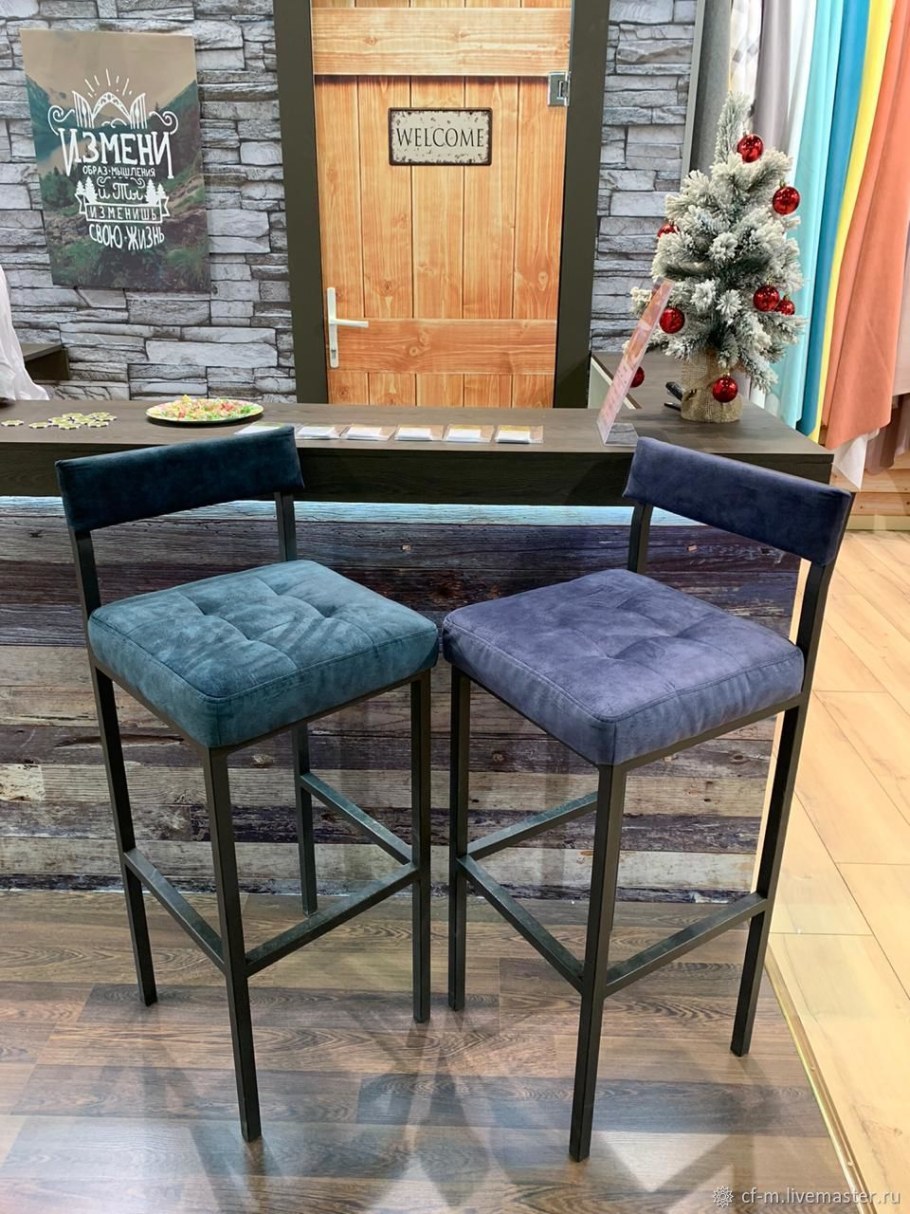 Барный стул лофт-3