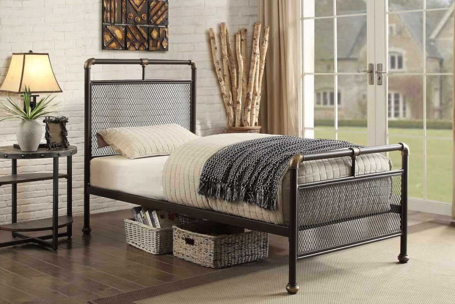 Кровать лофт индустриал