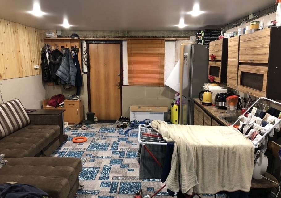 Обустроенный гараж под жилье