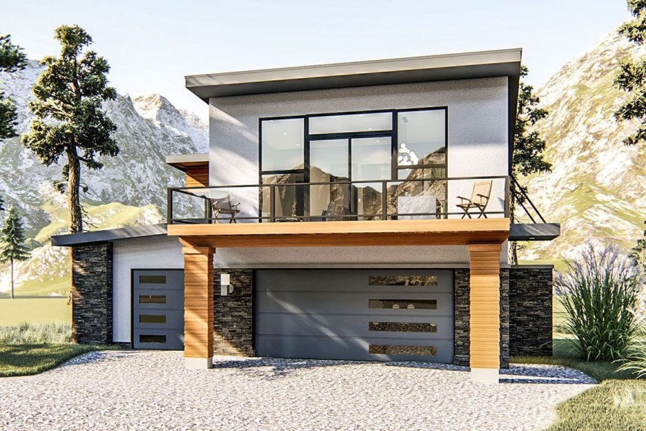 Дом над гаражом