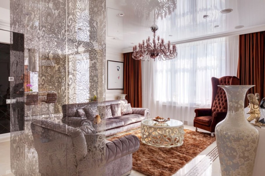 Квартира студия в стиле ар деко