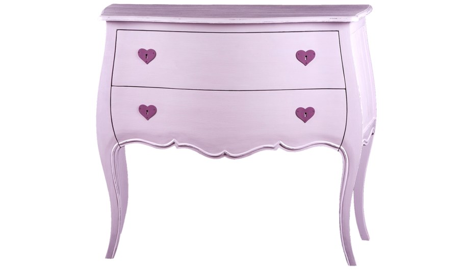Комод фиолетовый классика