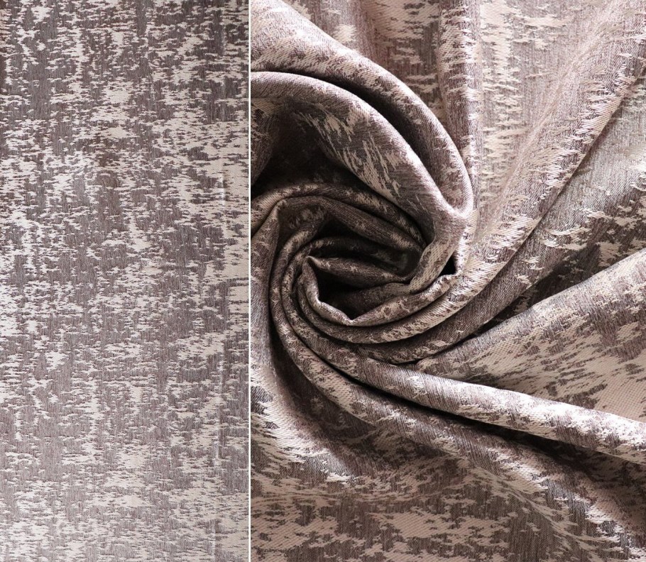 Ткань портьерная TEXREPUBLIC Brilliant жаккард выс.310см коричневая, арт.10638