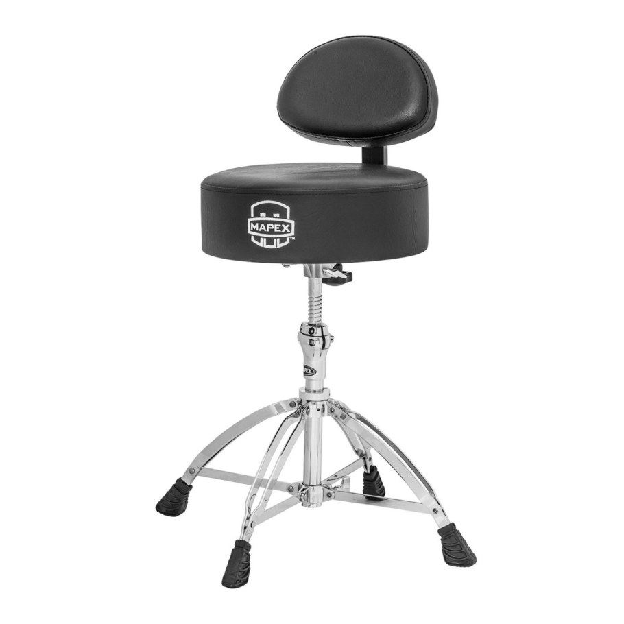 Стул для барабанщика Mapex Throne Saddle Seat with back rest t775