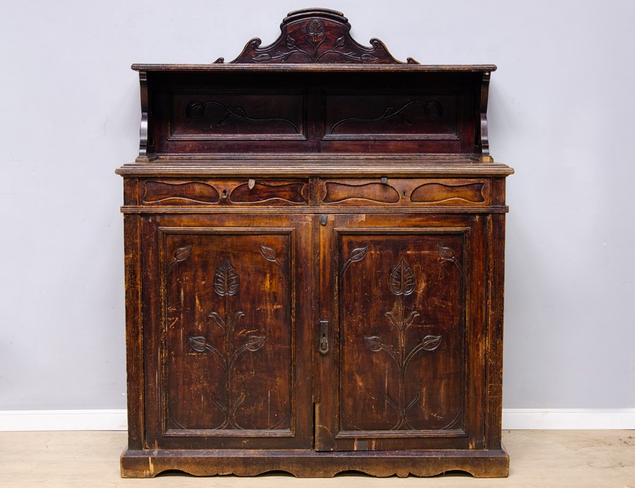 Шкаф поставец железные части