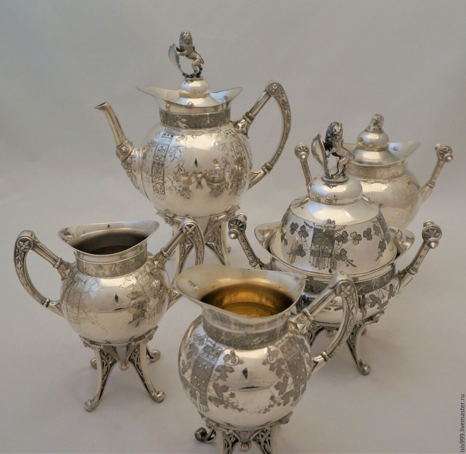 Чайный сервиз Севрский фарфор