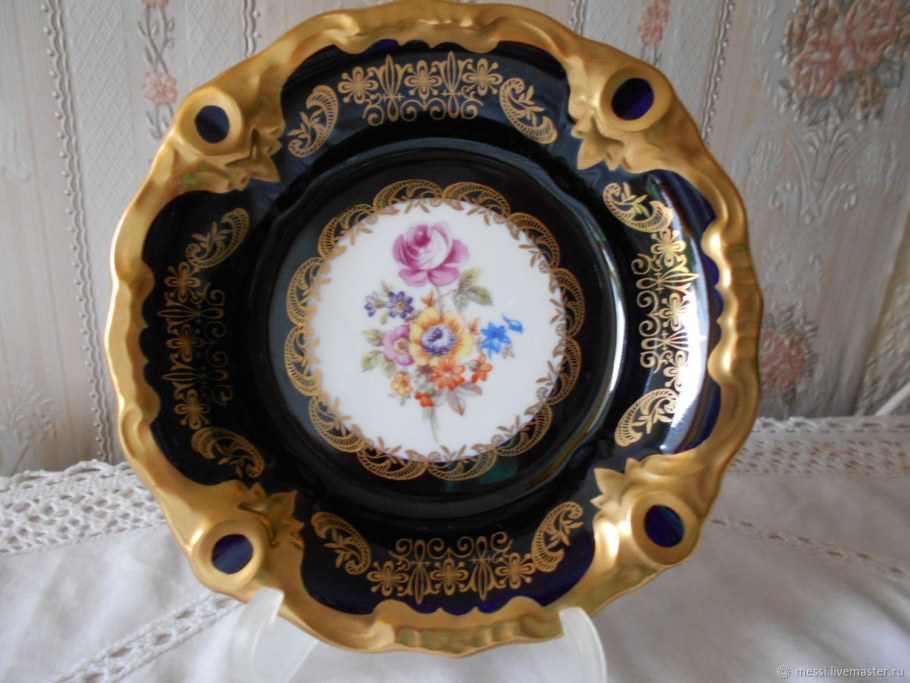 Сервиз Веймар кобальт