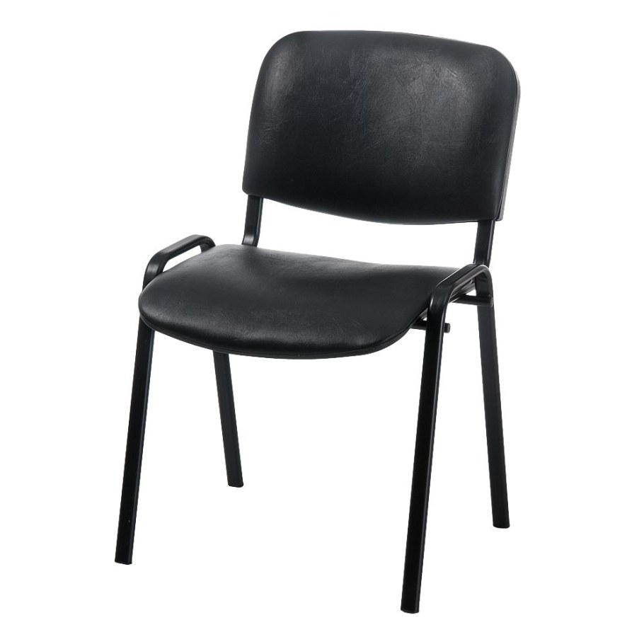 Стул офисный easy Chair изо с-11 черный (ткань, металл черный)