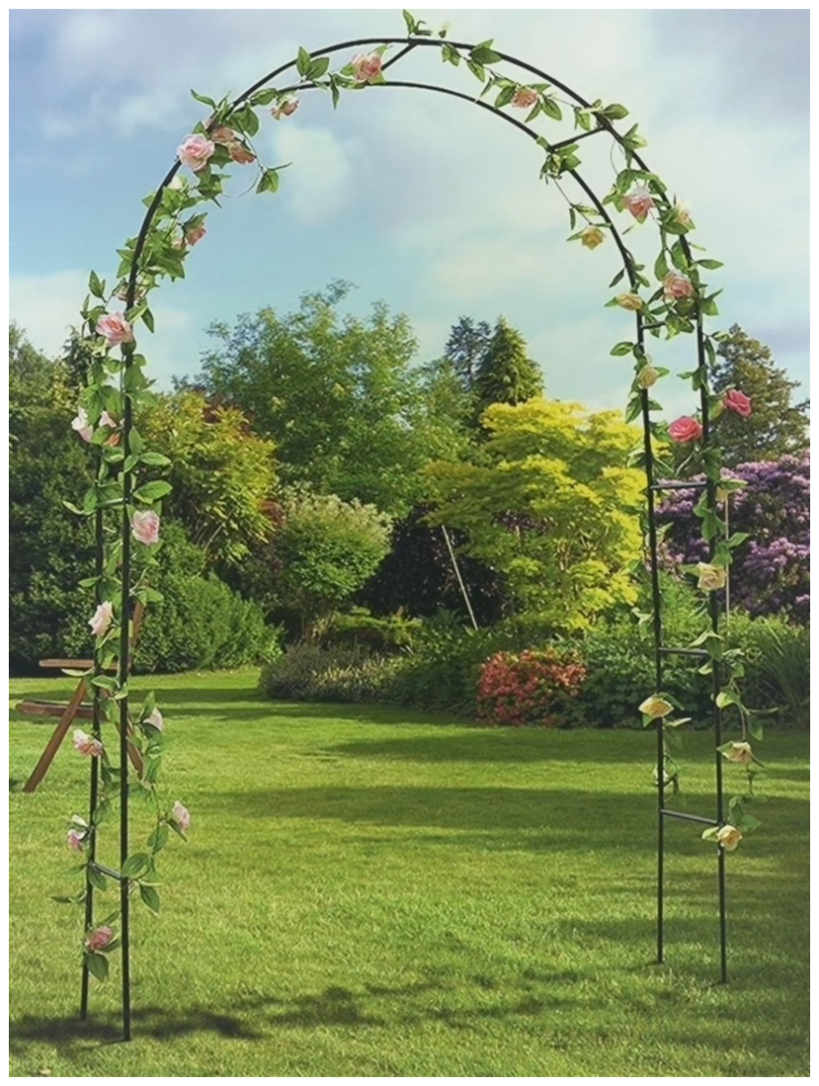 Арки для роз в парке