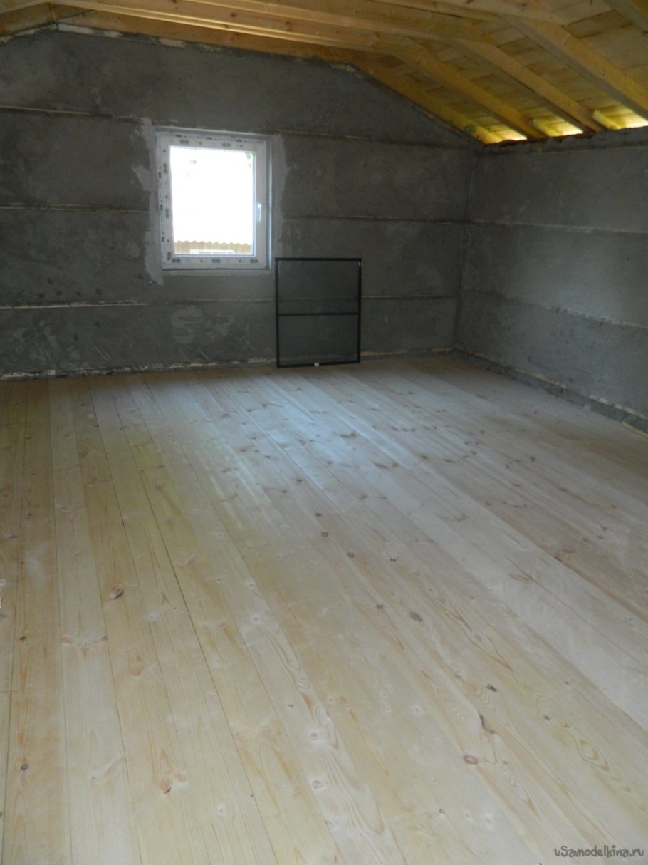 Отделка двухэтажного гаража