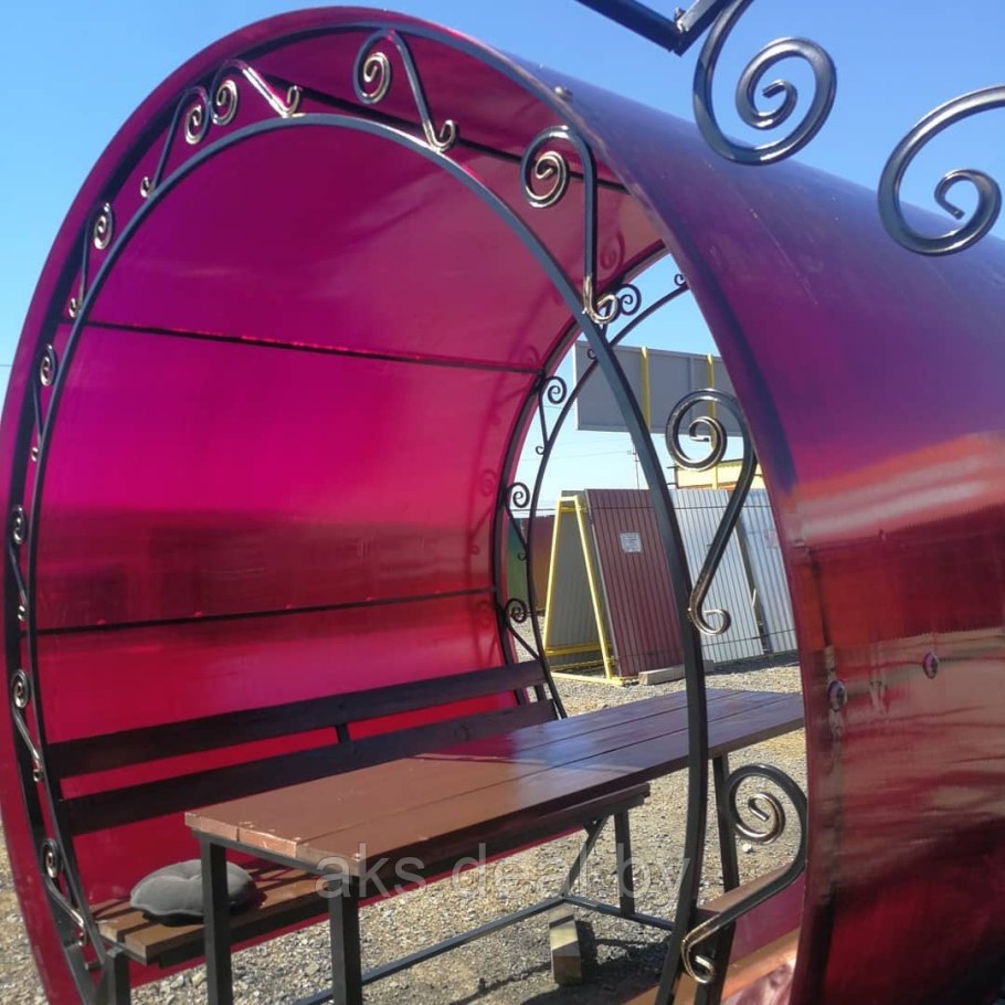 Беседка из поликарбоната