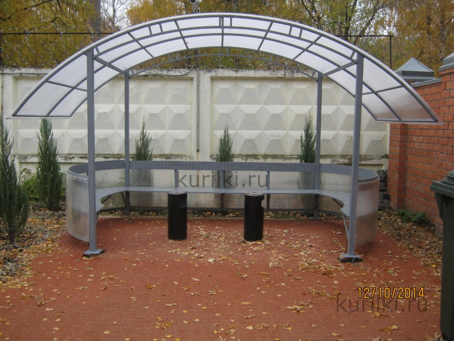 Беседка для курения 2500х2600х3500мм