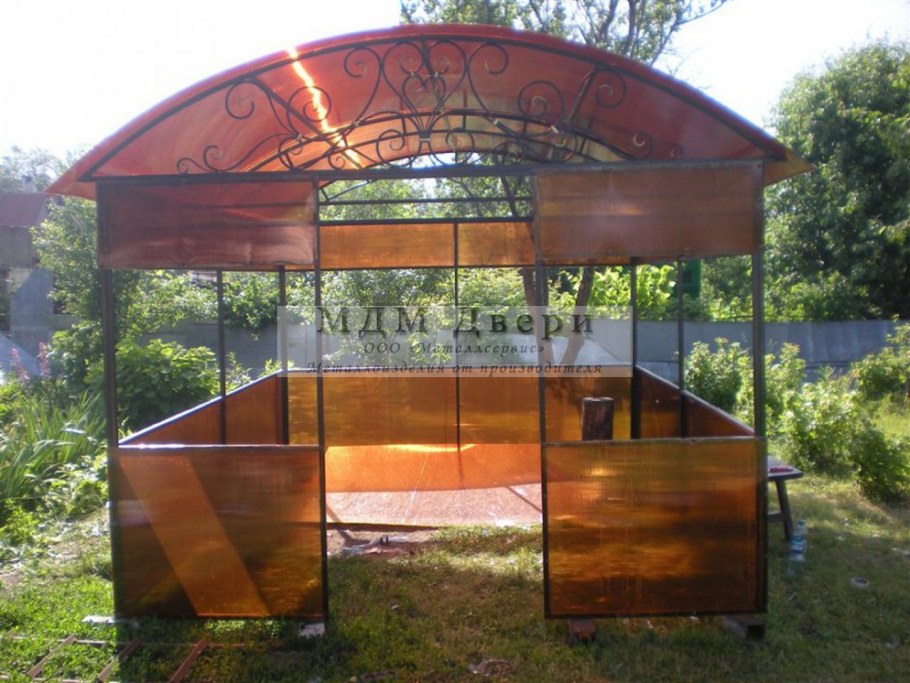 Беседки iz polikarbonata