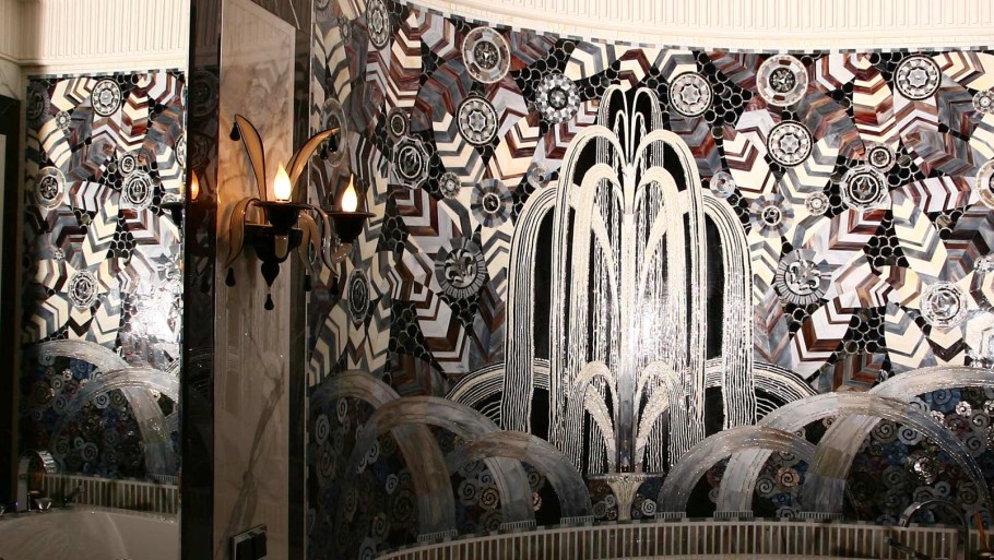 Мозаичное панно арт деко