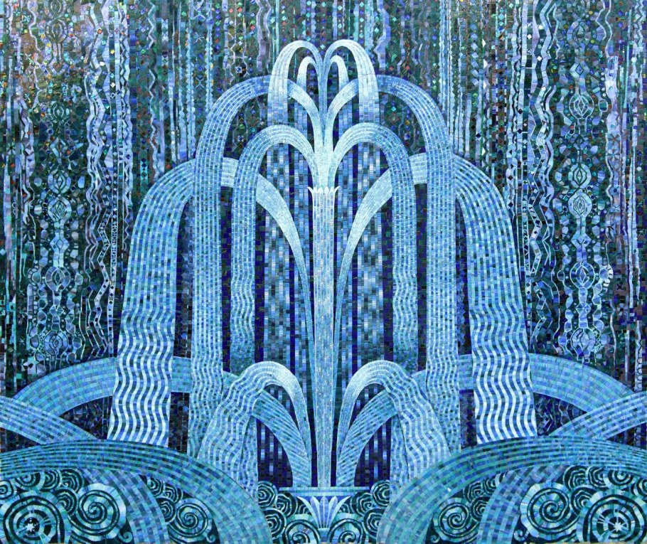 Мозаичное панно арт деко