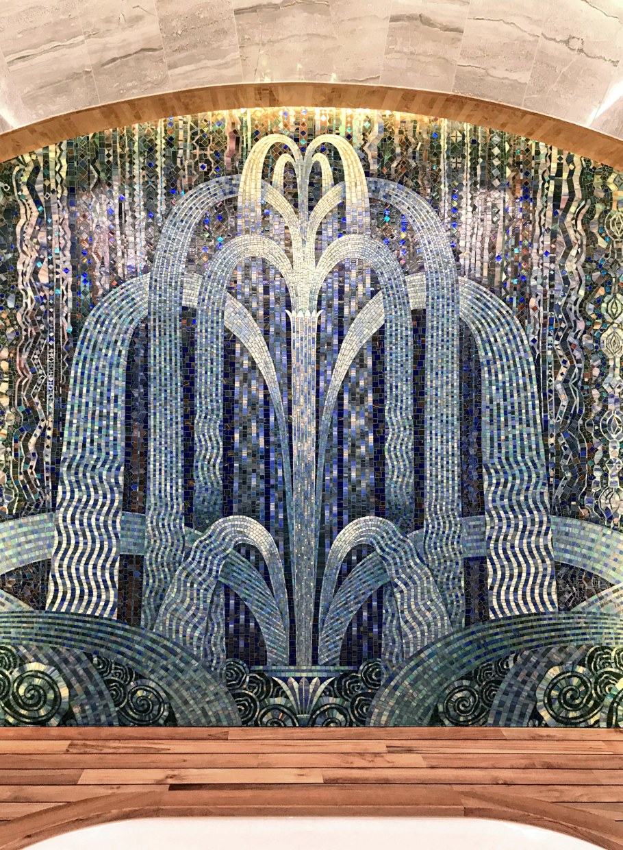 Мозаичное панно в стиле арт деко