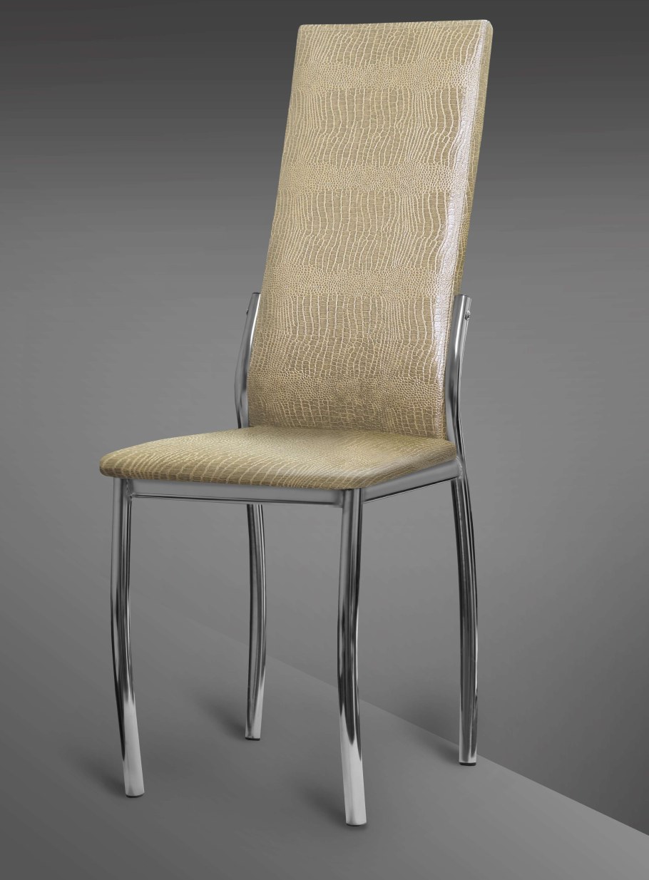 Стул Лорд хром бежевый