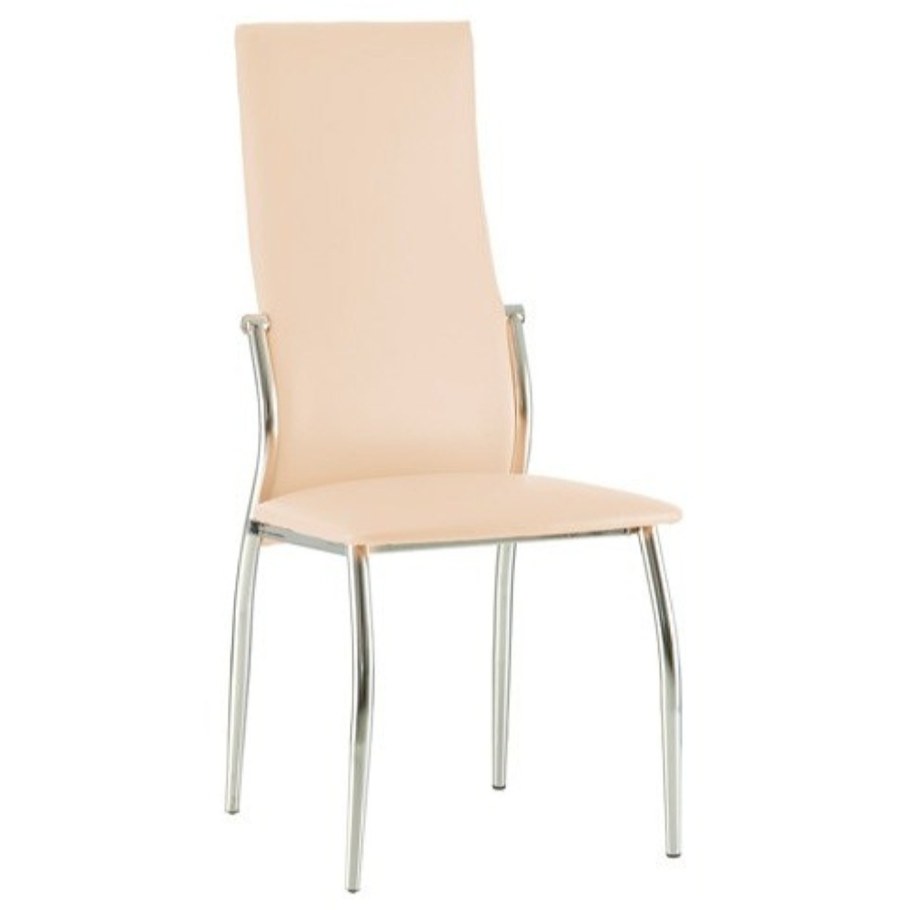 Стул хром "Лорд" 1л020 (бежевый 020)