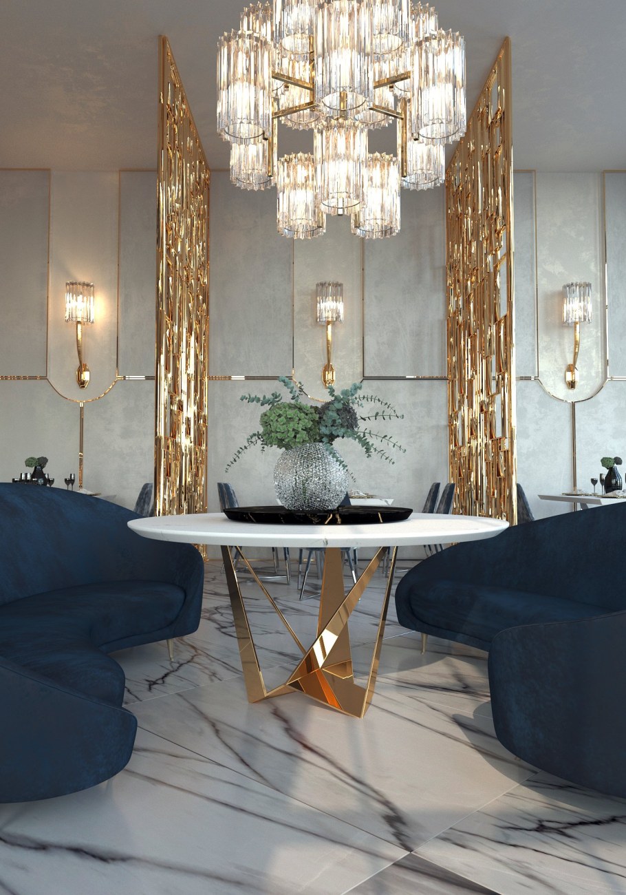 Роскошные люстры в интерьере