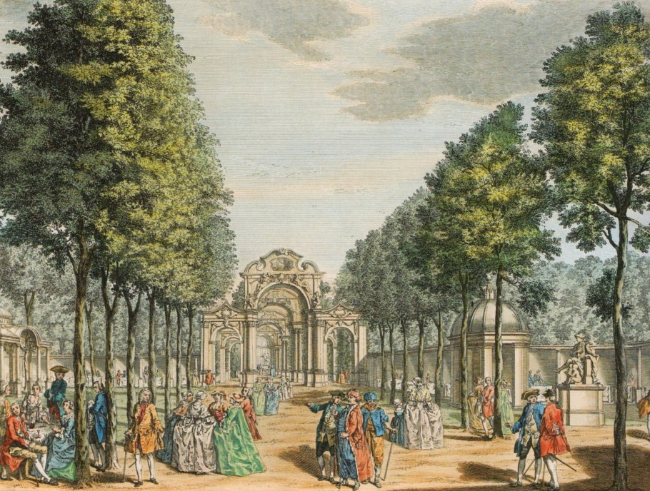 Летний сад Петра 1 18 века