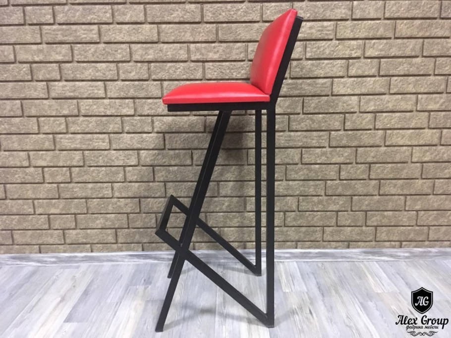 Стул барный со спинкой кожзам sp3051k 44*44*80,5