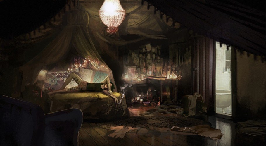 Resident Evil 7 спальня