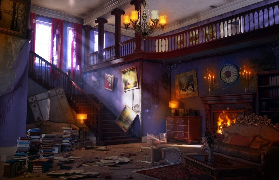 Фэнтези особняк внутри