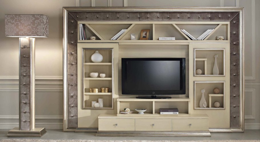 Стенка под ТВ арт деко