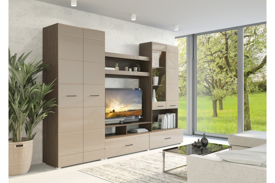 Гостиная Горизонт Ненси-1 венге