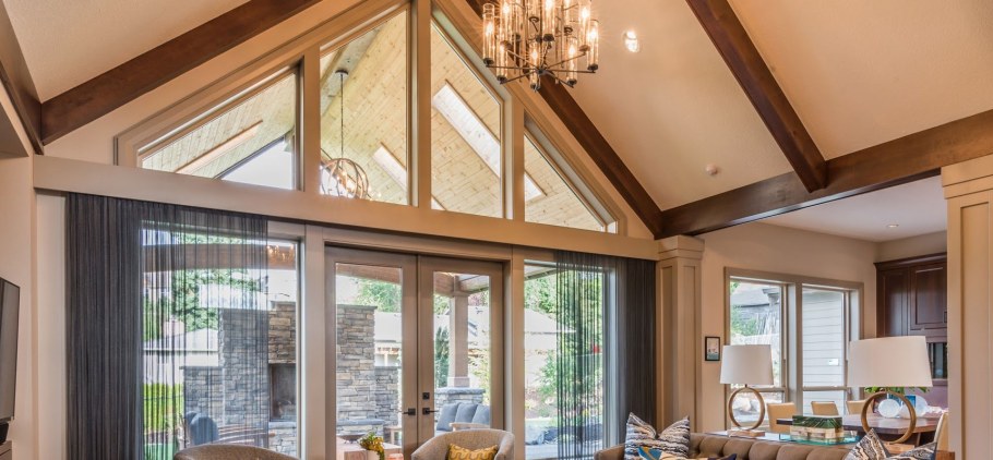 Треугольное панорамное окно