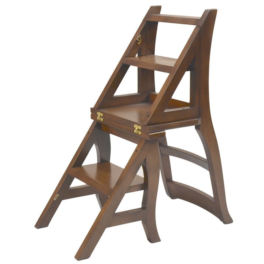 Стремянка-трансформер деревянная