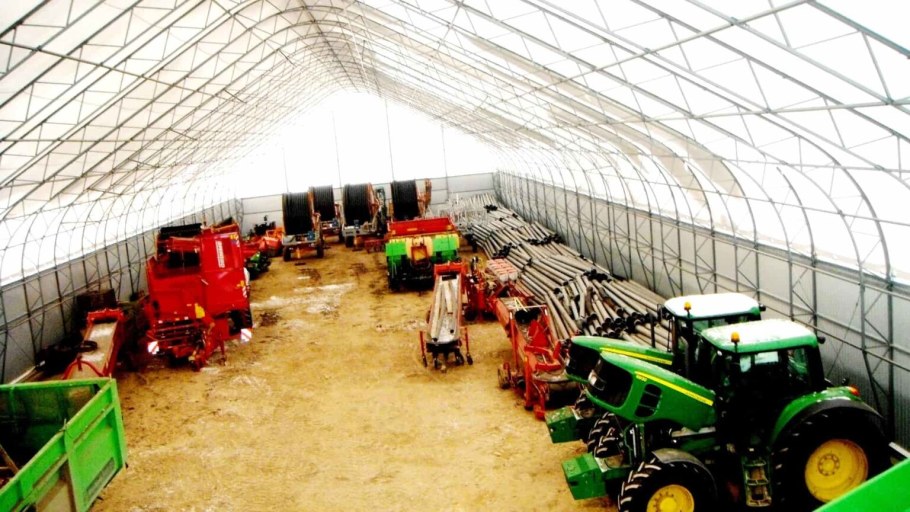 Быстровозводимый ангар фермер