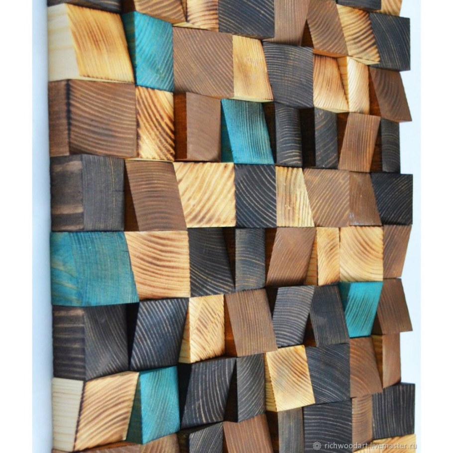 Деревянное панно на стену