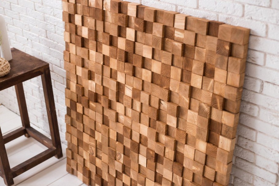 Деревянная плитка для стен