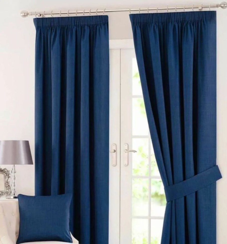 Штора цвет "синий"