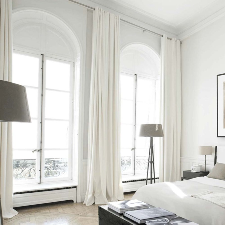 Шторы к белой мебели