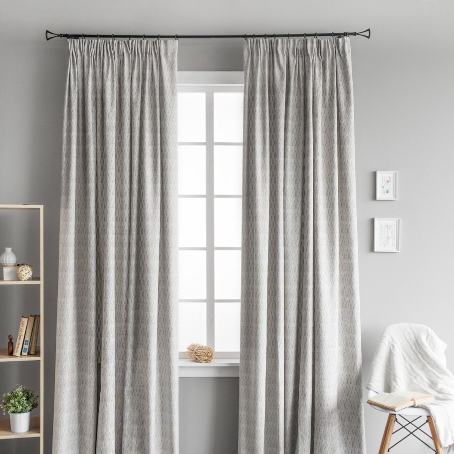 Шторы серо бежевые