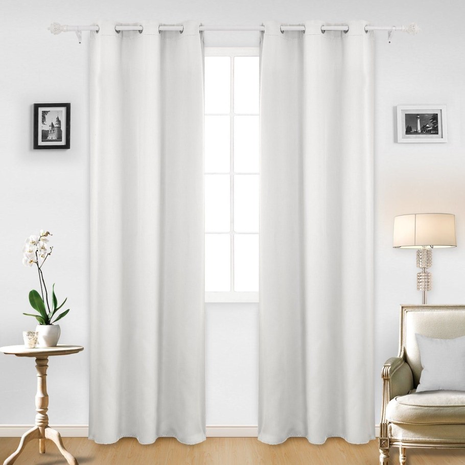 Белые волосы Curtains