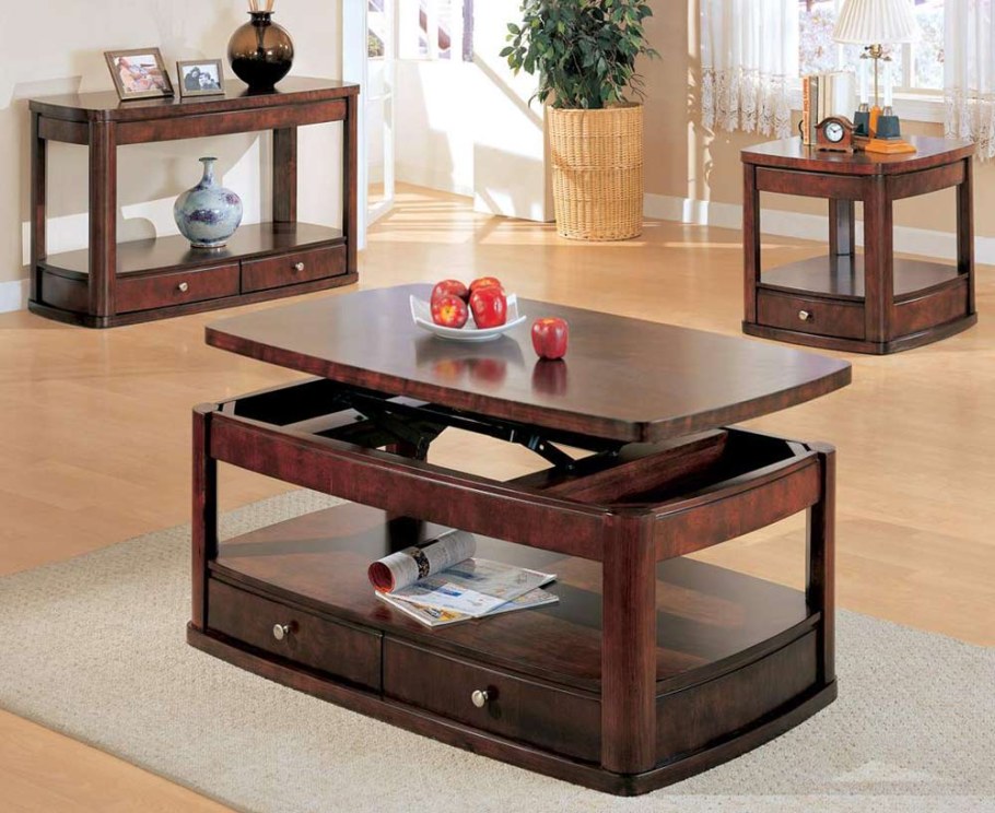 Журнальный столик-трансформер для гостиной