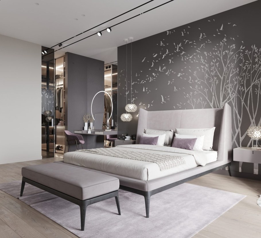 Стильные спальни 2022