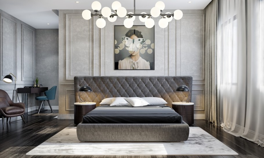 Современные спальни 2020 года