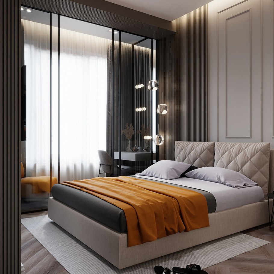 Современная спальня