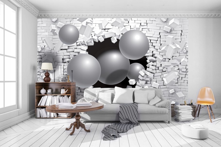 Фотообои на стену с шарами