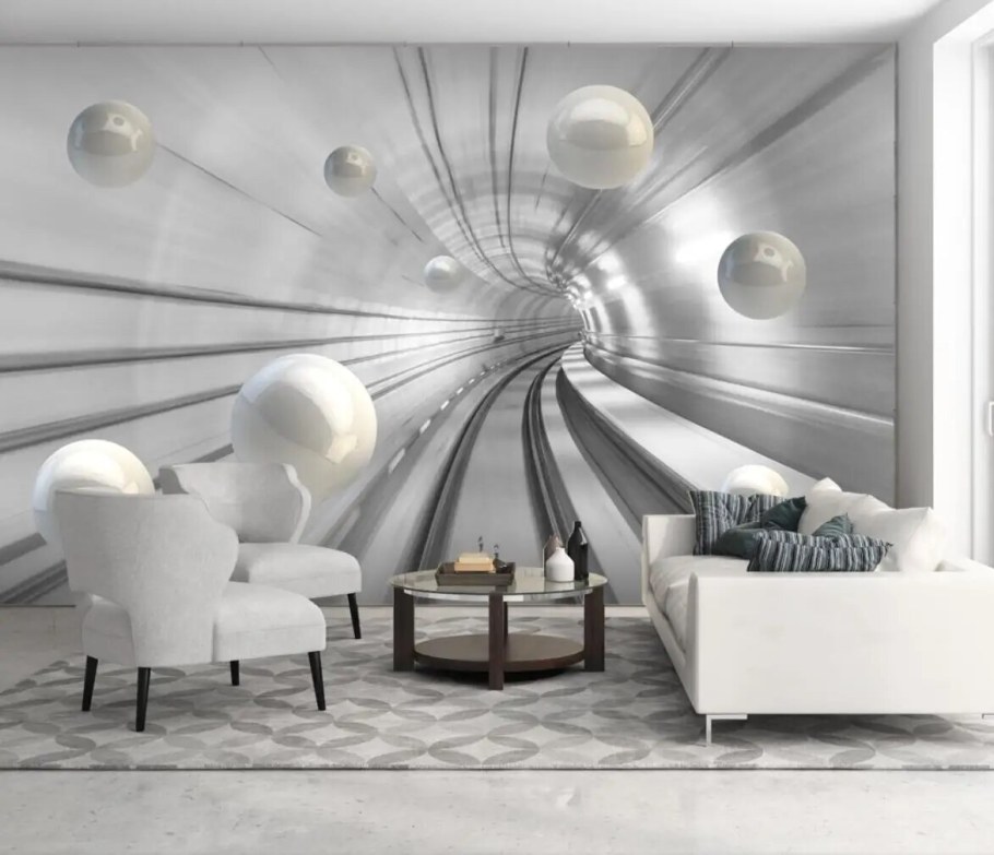 Фотообои увеличивающие пространство абстракция