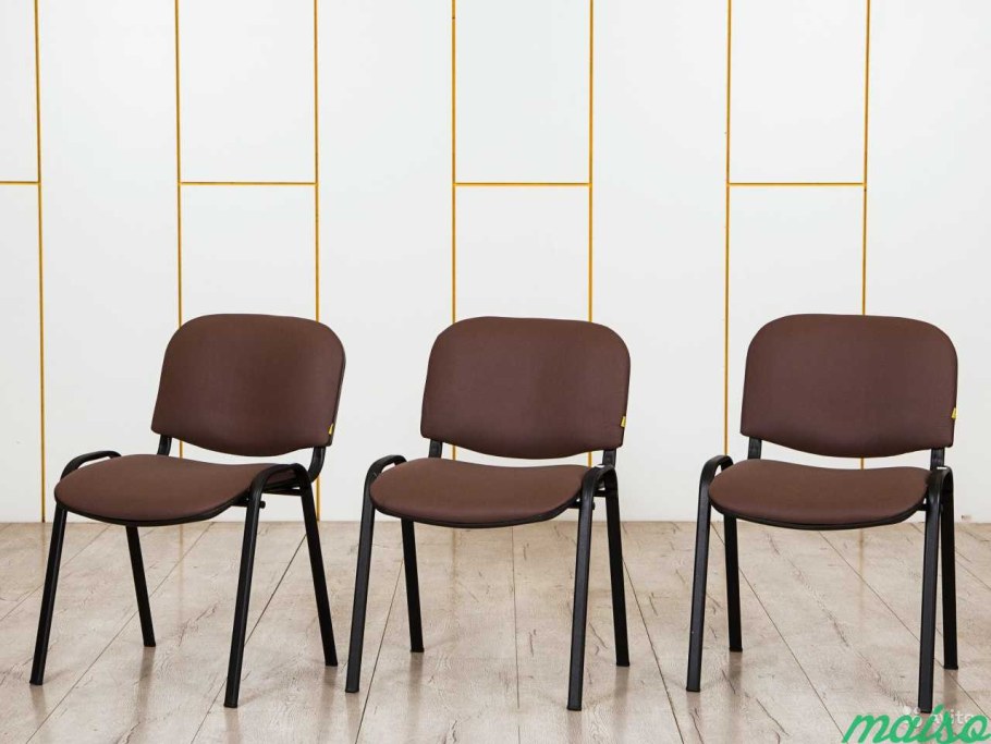 Стул изо/ черный каркас / кожзам z10 коричневый