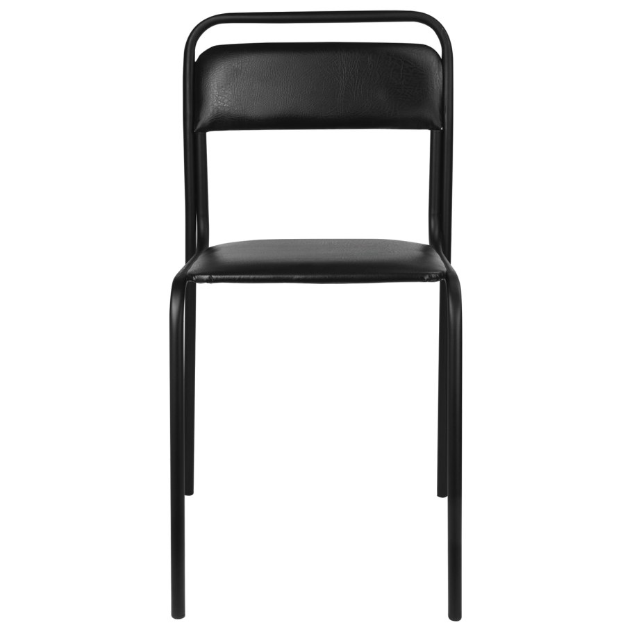 Стул см7 каркас черный кожзам